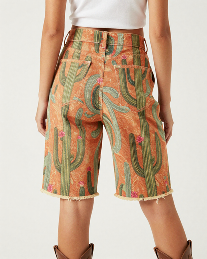 Cactus Whiplash RB-BOT08 – Back View – Jessie – Burnt Orange / Green