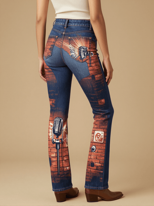 Memphis Recording Session Bootcut Jeans – Back View – Jessie