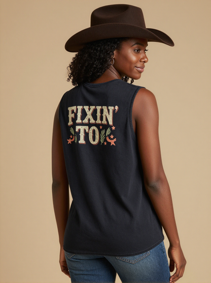 Fixin' To RB-TOP13 – Back View – Amara – Washed Black