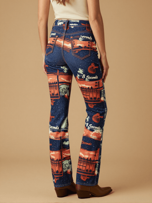 Eight Seconds Bootcut Jeans – Back View – Dottie