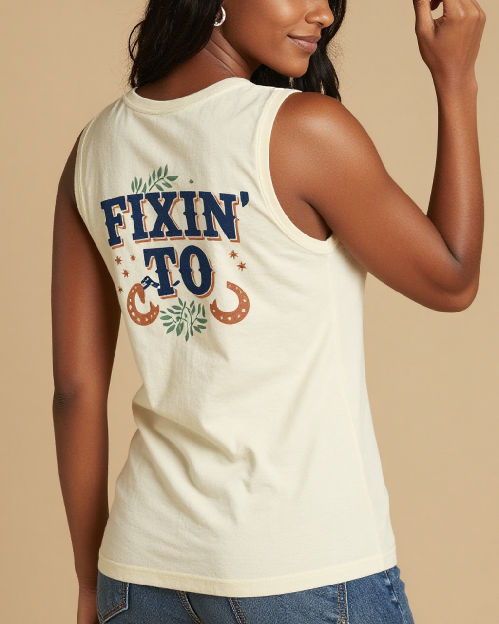 Fixin' To RB-TOP13 – Back View – Amara – Washed Rose