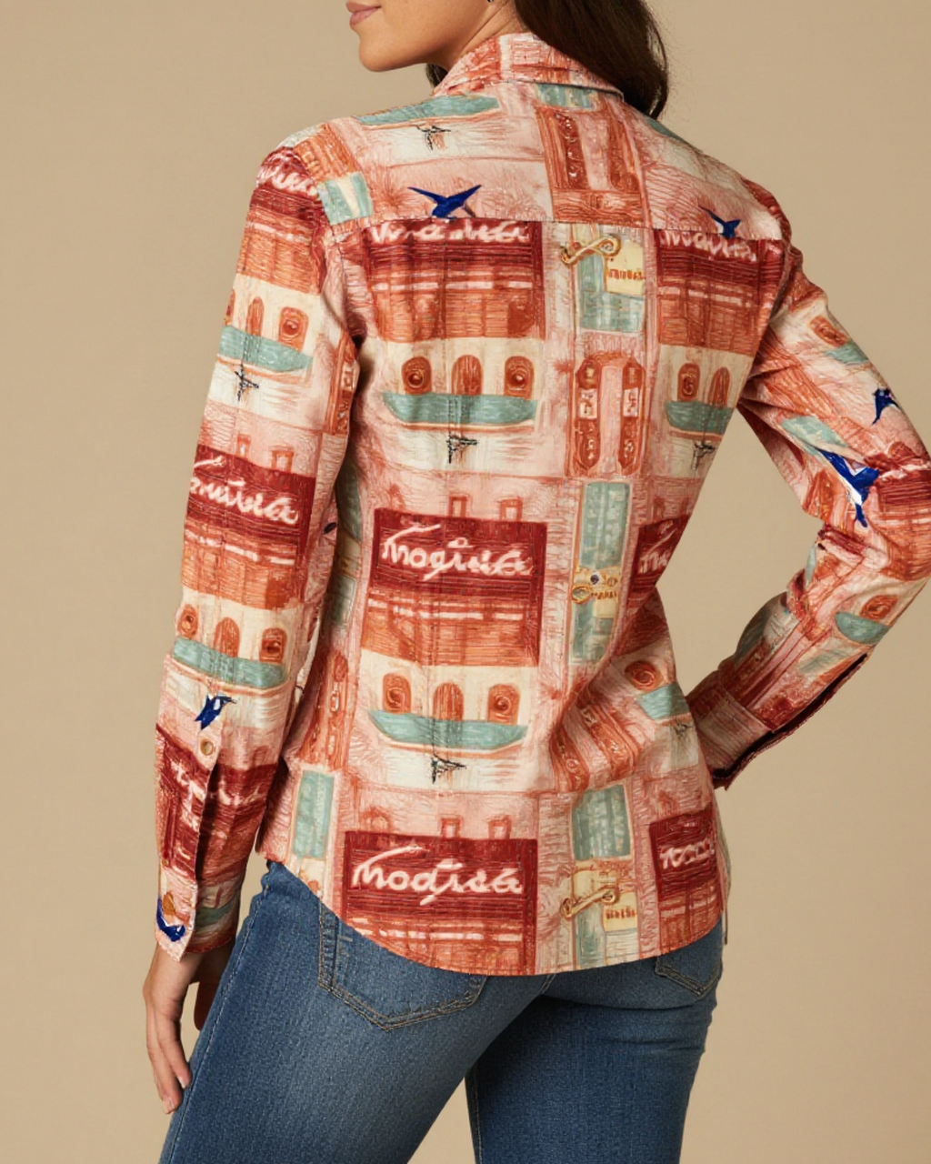 Blue Swallow RB-TOP12 – Back View – Mara