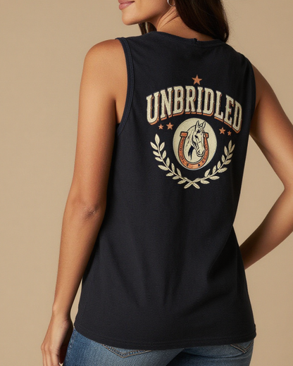 Unbridled RB-TOP13 – Back View – Jessie – Washed Black