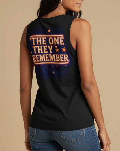 Monday Morning Talk Tank Top – Back View – Mara