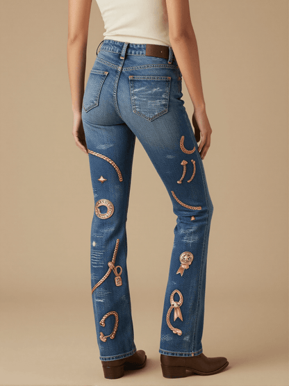 First Lasso Bootcut Jeans – Back View – Jessie