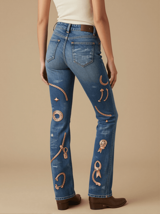 First Lasso Bootcut Jeans – Back View – Jessie
