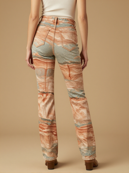 Canyon Walls Bootcut Jeans – Back View – Mara