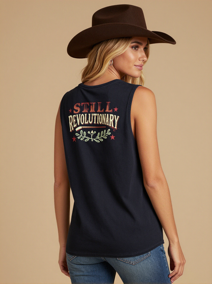 Still Revolutionary RB-TOP13 – Back View – Riley – washed-black