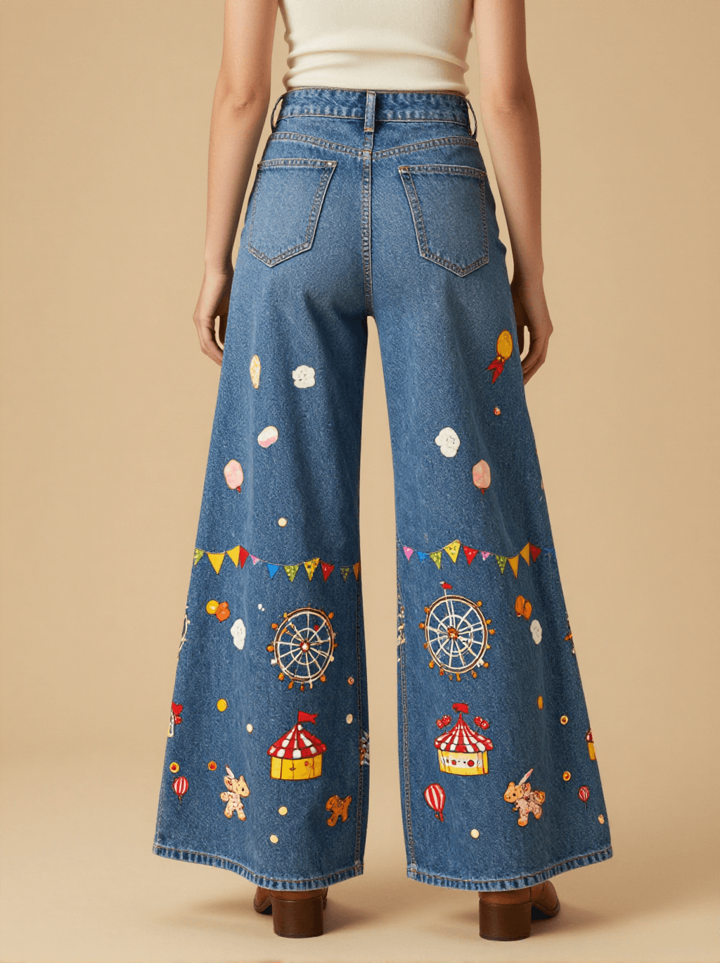County Fair Day RB-BOT05 – Back View – Mara – Blue Denim