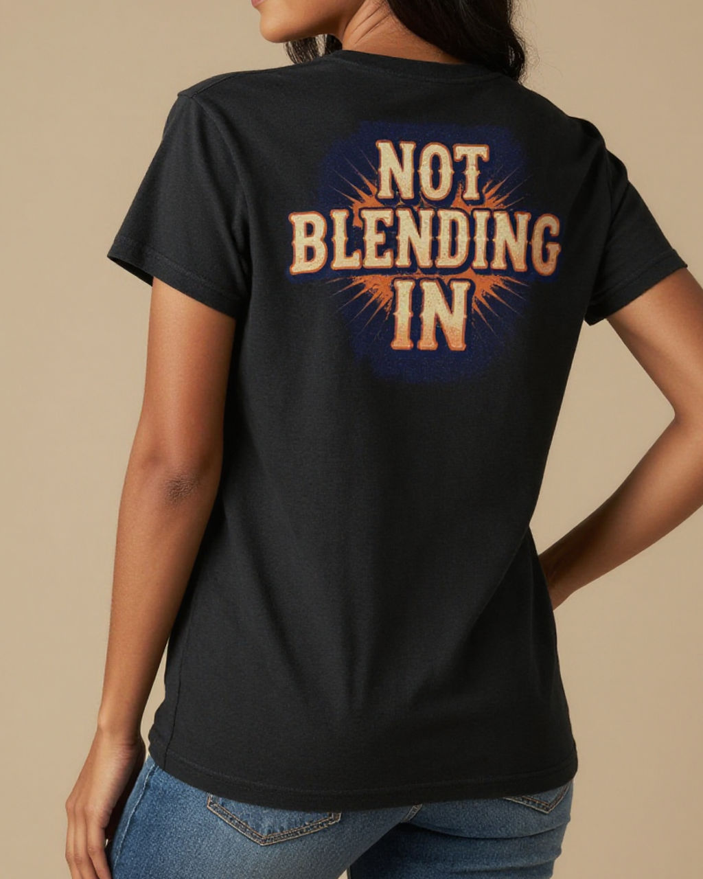 Festival Standout Washed Tee – Back View – Mara