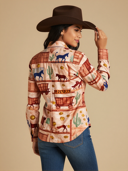 Oatman Burros RB-TOP12 – Back View – Mara