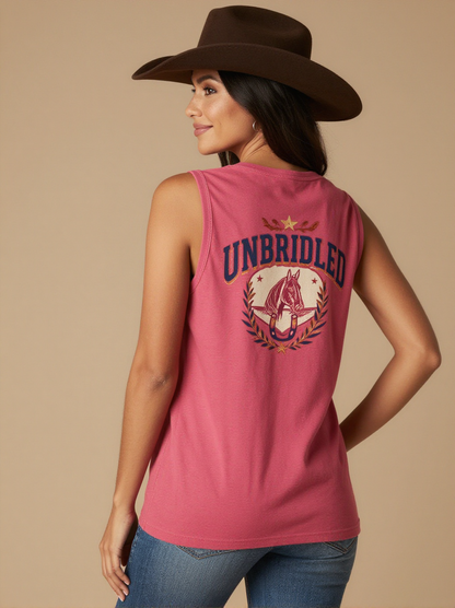 Unbridled RB-TOP13 – Back View – Jessie – Washed Rose