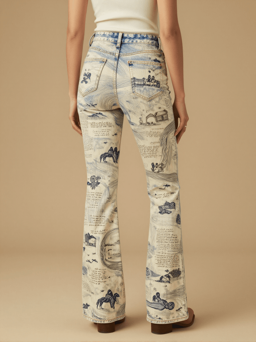 Red River Valley RB-BOT04 – Back View – Jessie – Indigo