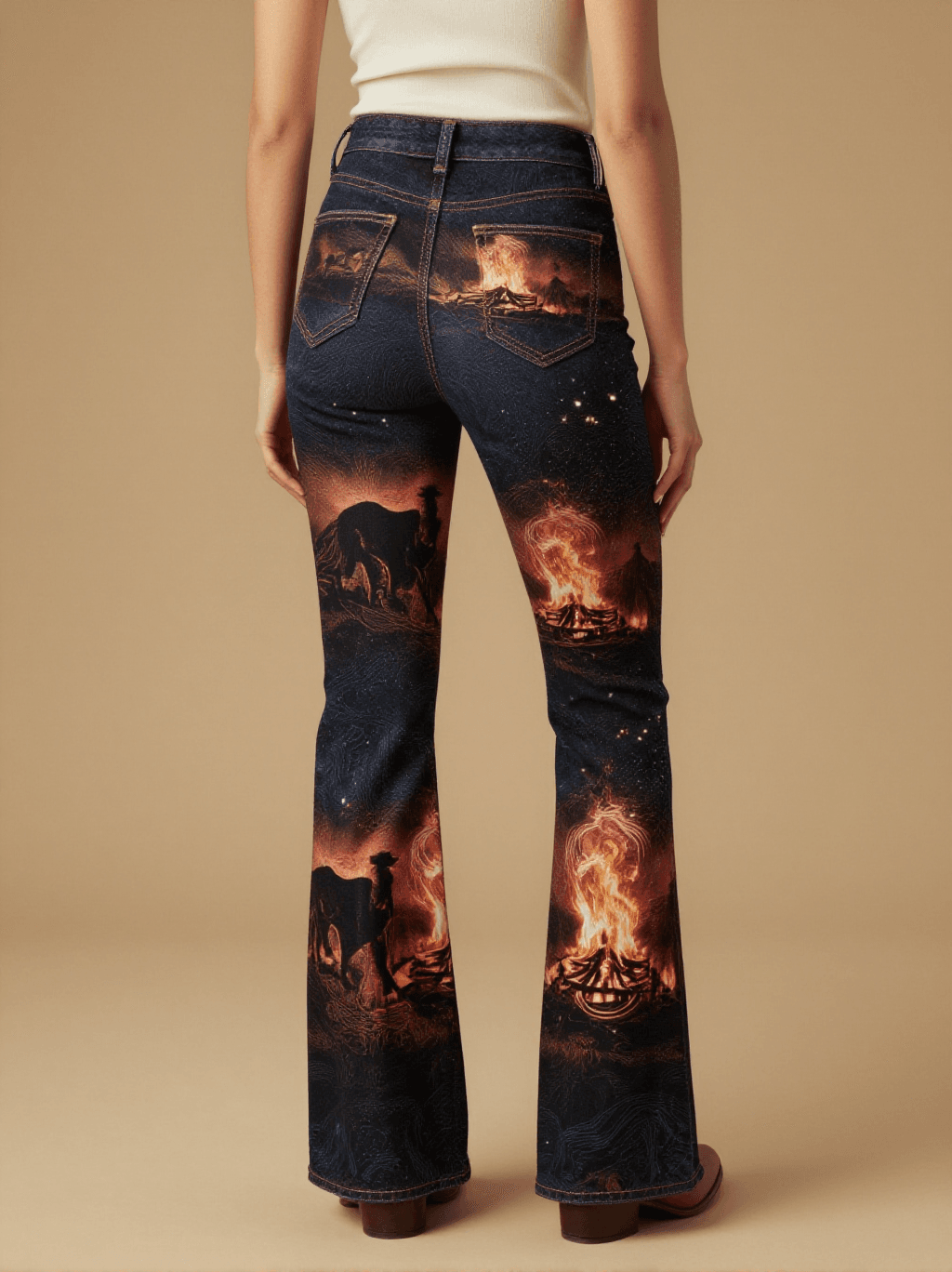 Campfire Night Toile RB-BOT04 – Back View – Jessie