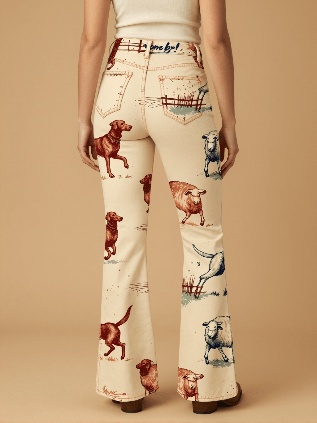 Ranch Dog Roundup RB-BOT04 – Back View – Mara