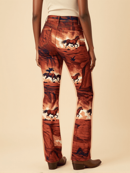 Canyon Run Bootcut Jeans – Back View – Amara