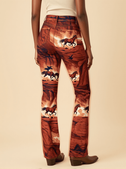 Canyon Run Bootcut Jeans – Back View – Amara