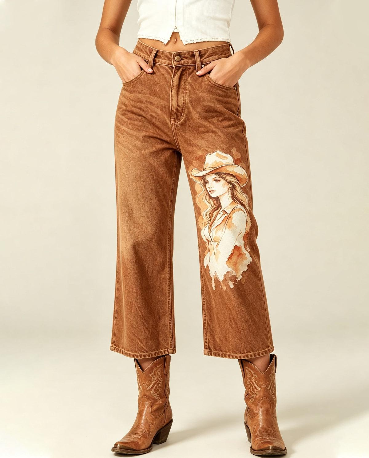 Desert Mirage Brown RB-BOT24 – Front View – Riley – brown