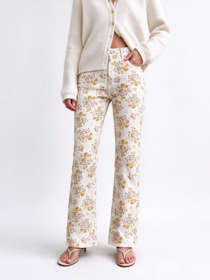 Prairie Rose Bloom 063 Bootcut Jeans