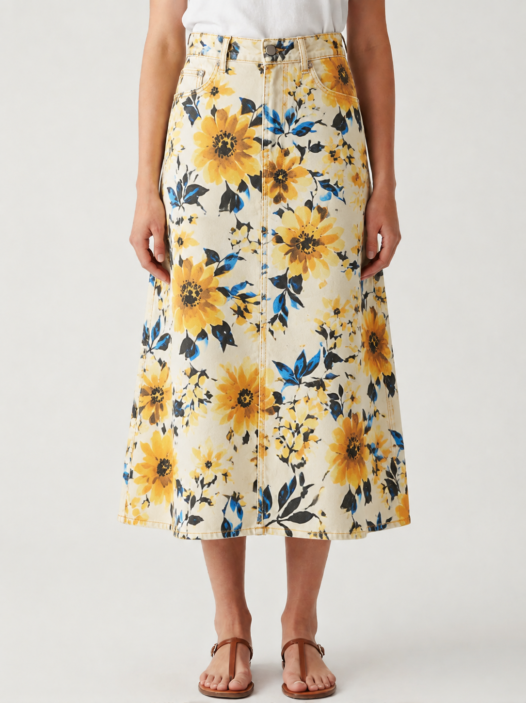Sunset Sage Yellow RB-SKT10 – Front View – Jessie – yellow