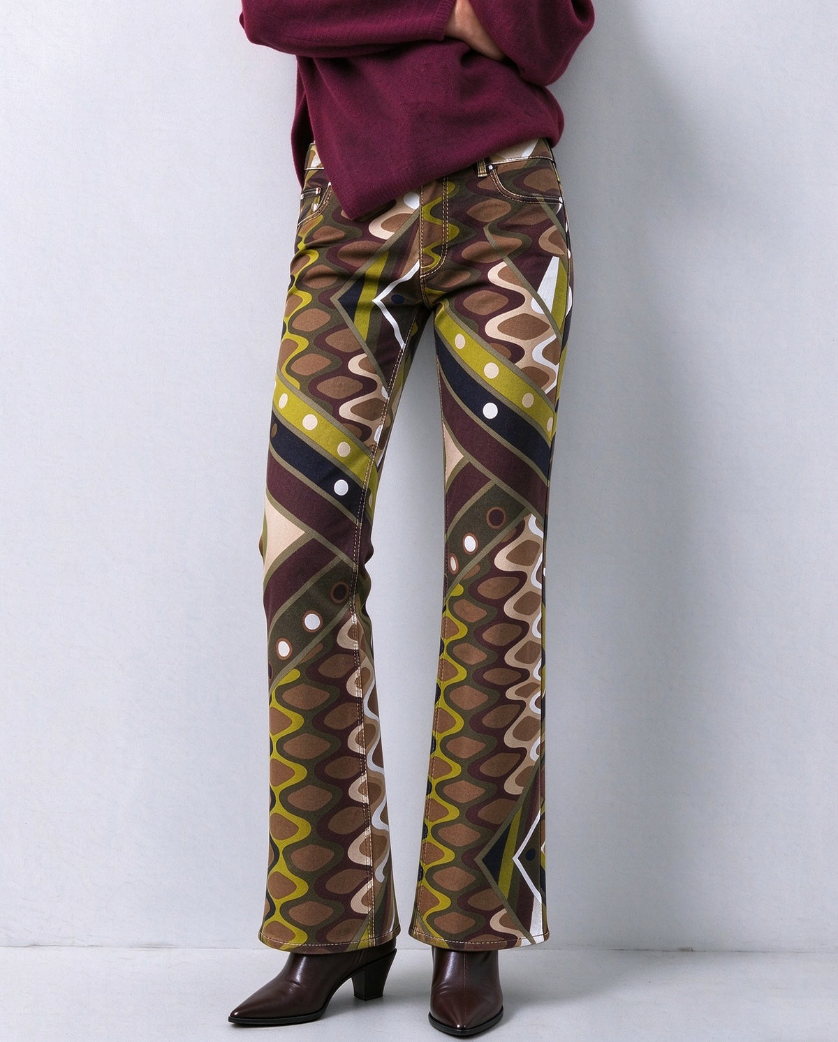 Mesa Sagebrush Zigzag Bootcut Jeans