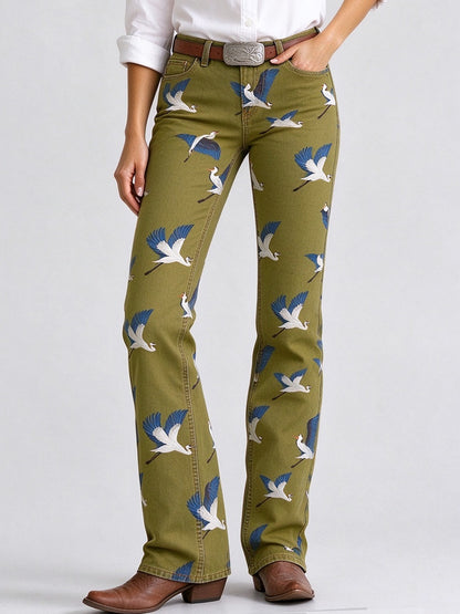 Crane Creek Flight Low-Rise Bootcut Jeans