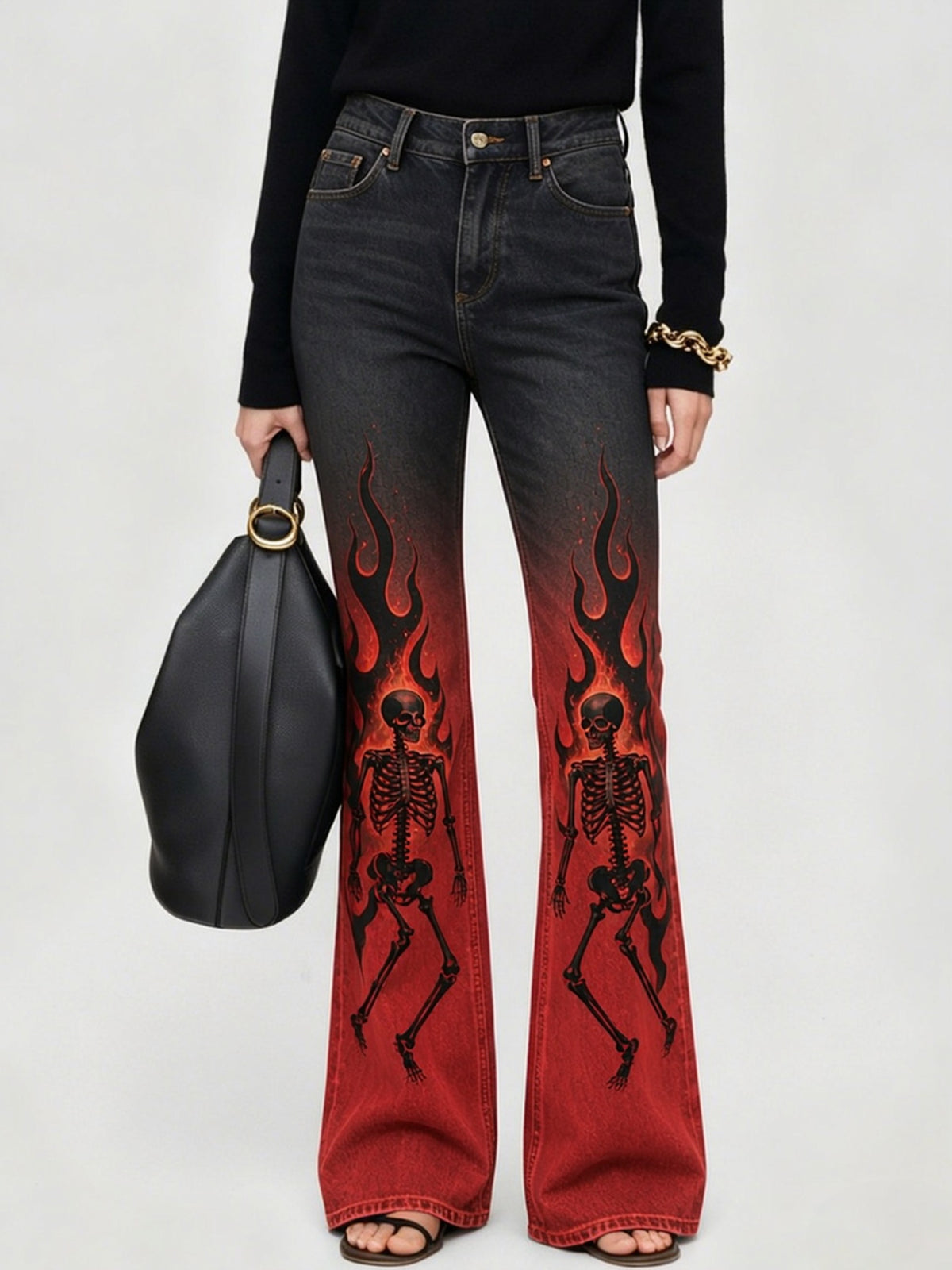 Crimson Burn Bootcut Jeans