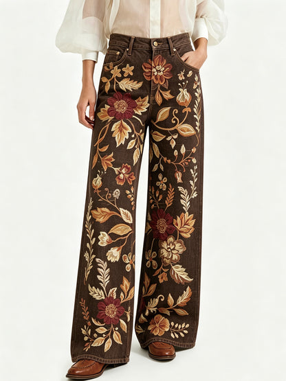 Prairie Bloom Brown RB-BOT05 – Front View – Riley – brown