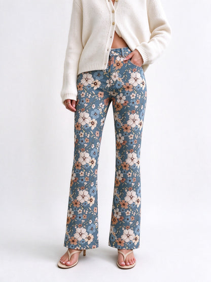 Prairie Wildflower 066 Bootcut Jeans
