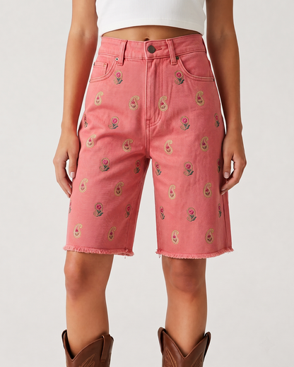 Paisley Prairie Pink RB-BOT08 – Front View – Riley – Pink