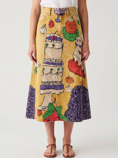 Cactus Cake RB-SKT10 – Front View – Jessie – yellow