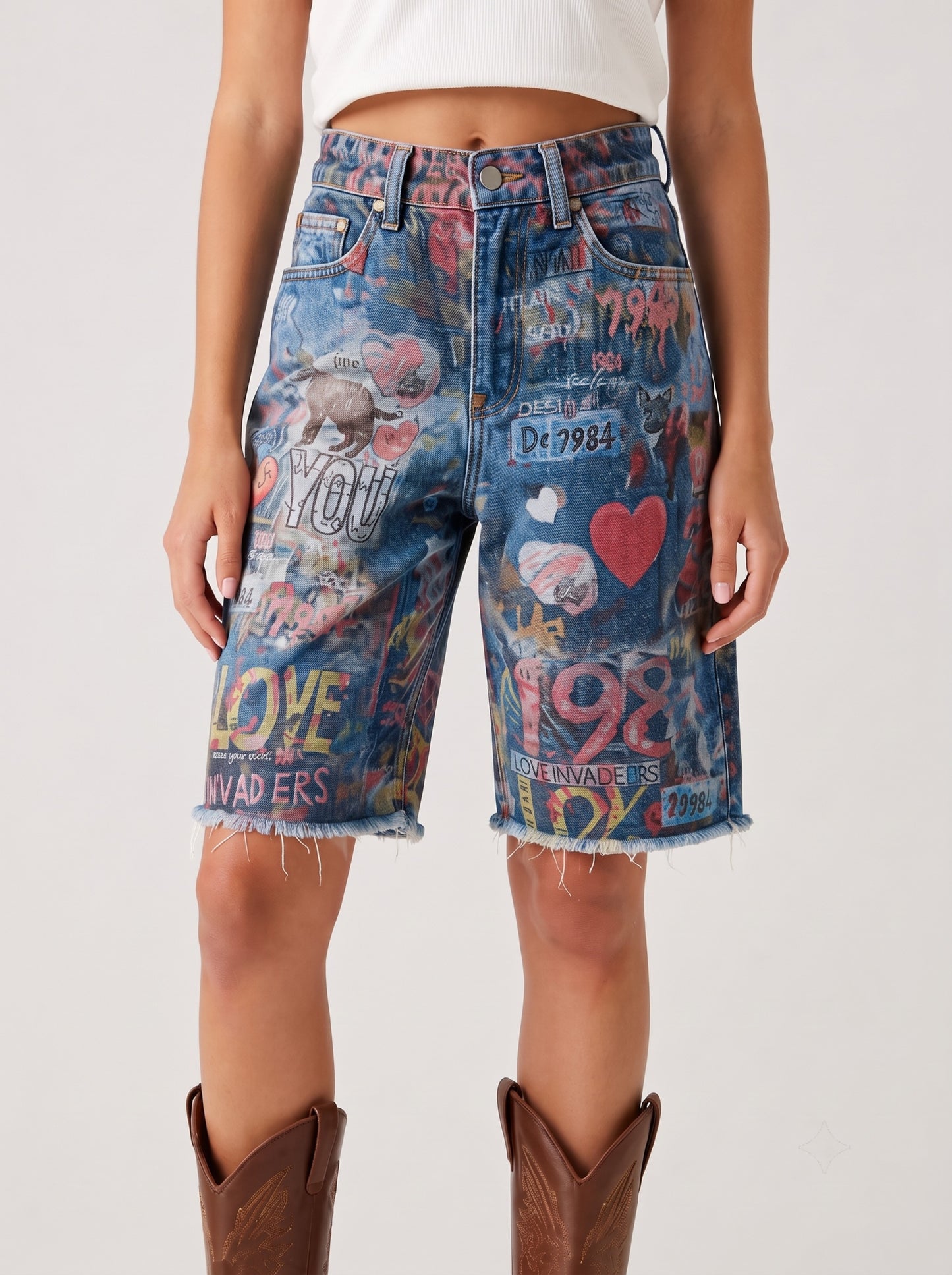 Rodeo Rebel Blue RB-BOT08 – Front View – Riley – blue