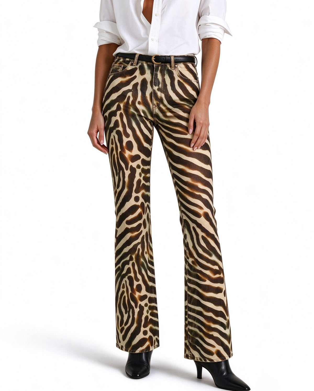 Canyon Zebra Trails Bootcut Jeans