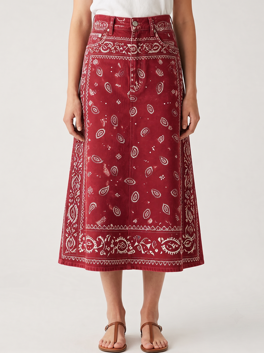 Rustic Mirage RB-SKT10 – Front View – Jessie – deep red