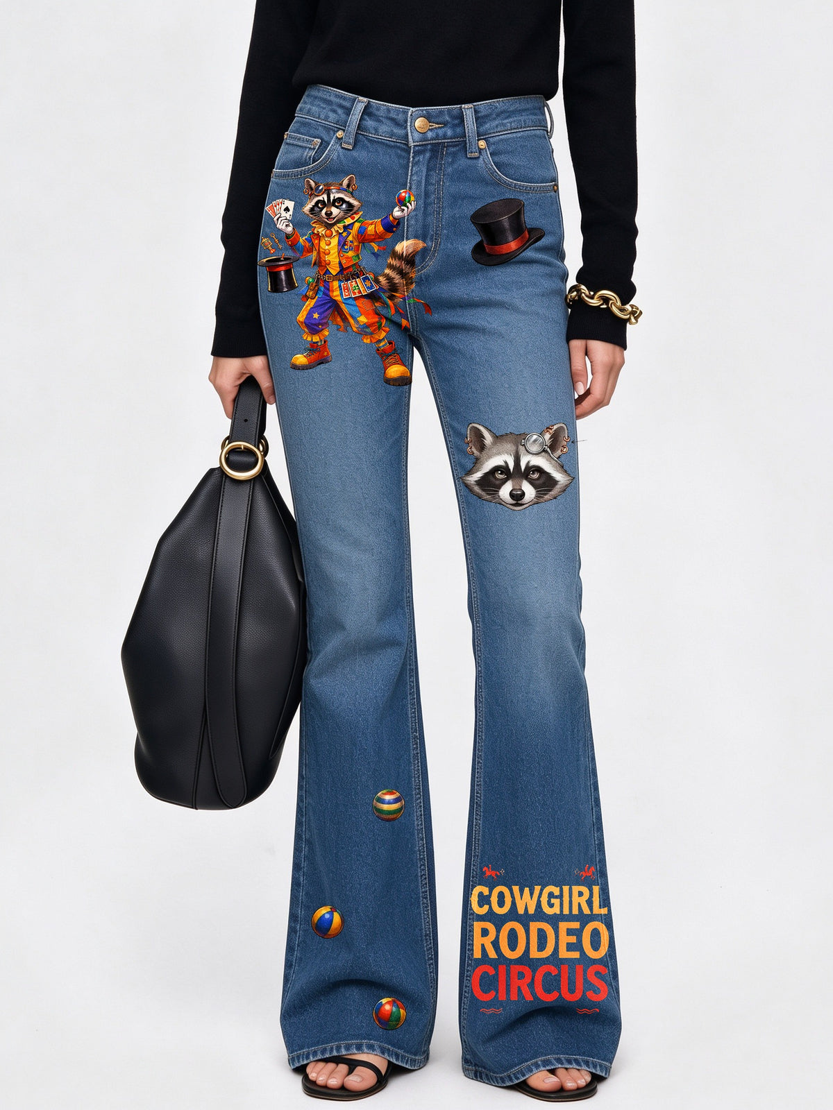 Prairie Daisy Trail Flare Jeans