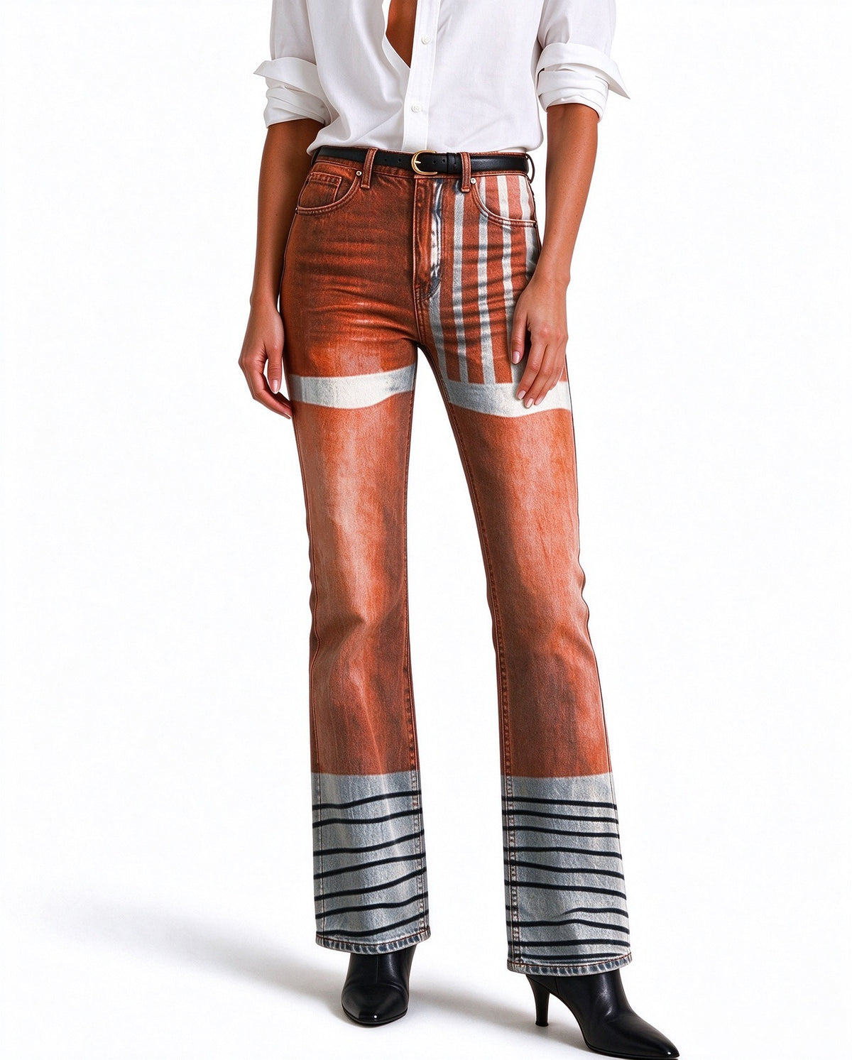Canyon Bandana Bootcut Jeans