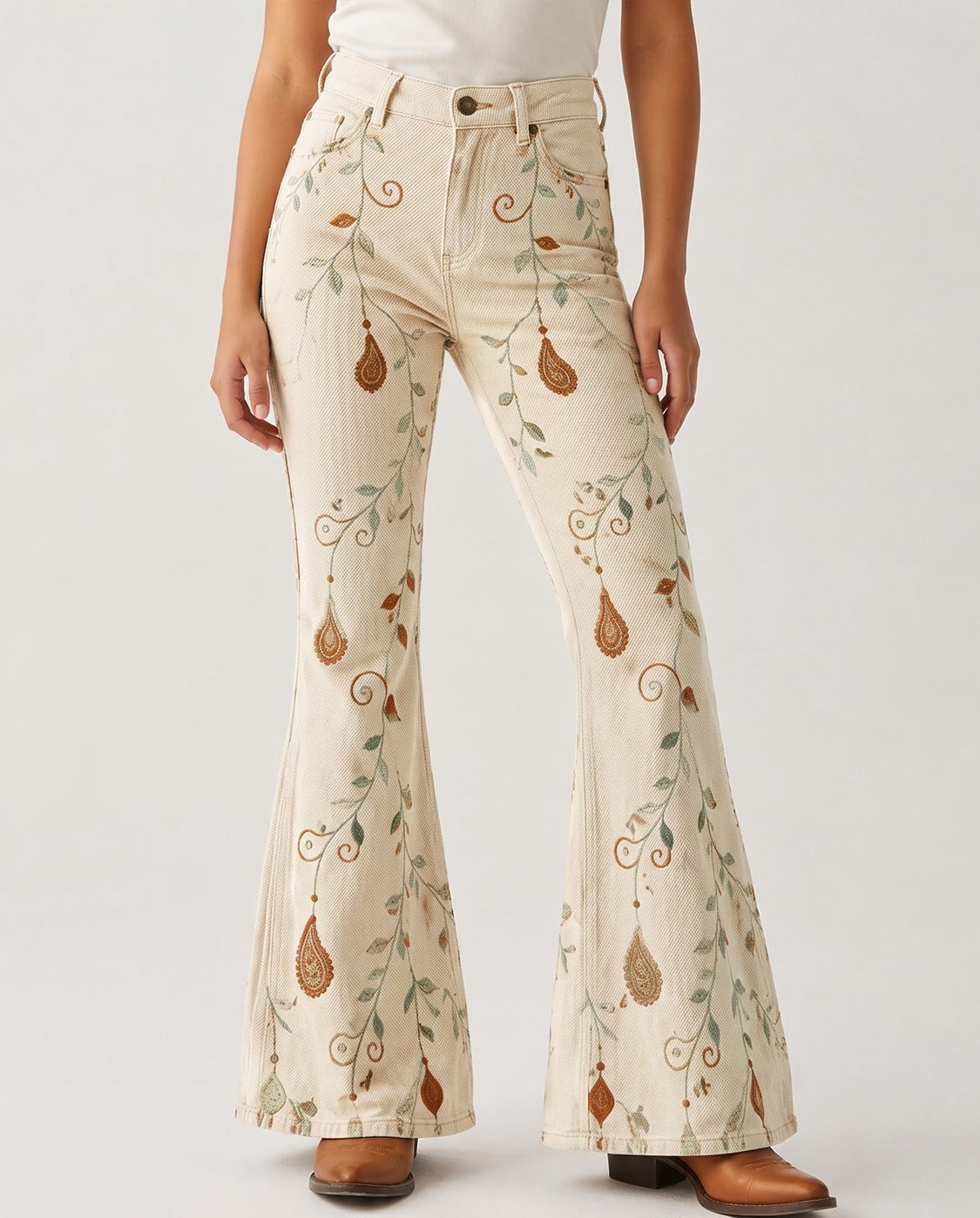 Prairie Vine RB-BOT04 – Front View – Riley – cream