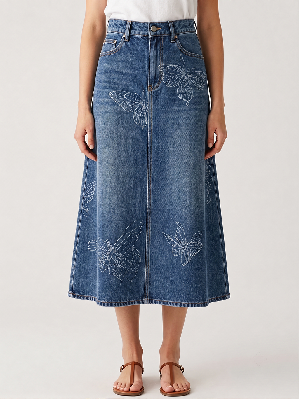 Butterfly Ridge RB-SKT10 – Front View – Jessie – Denim Blue