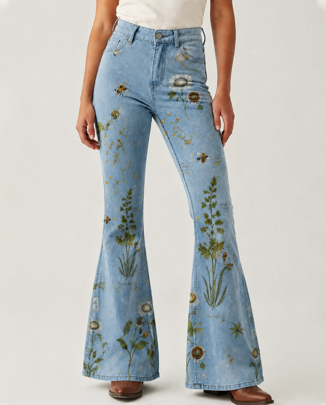 Wildflower Prairie RB-BOT04 – Front View – Riley – Light Blue