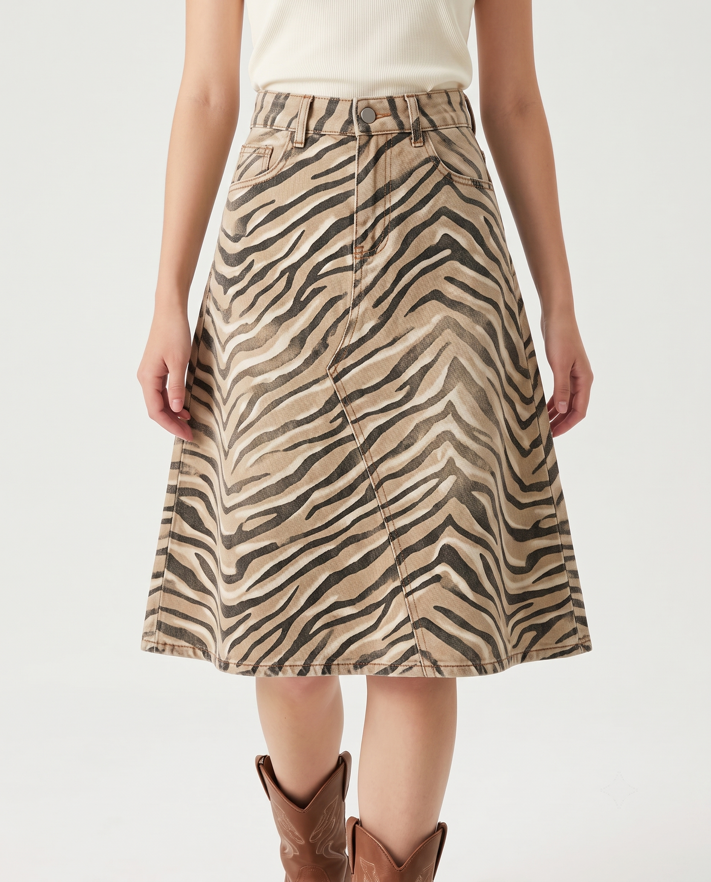 Beige Animal RB-SKT03 – Front View – Jessie – Beige