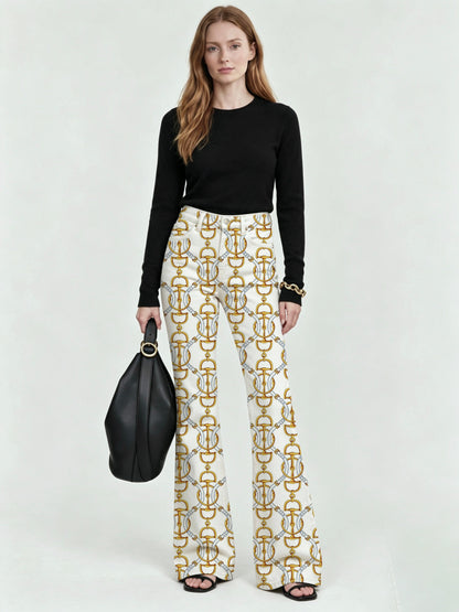 Rodeo Chain Link Flare Jeans