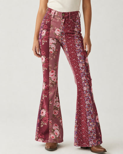 Prairie Rose RB-BOT04 – Front View – Riley – burgundy