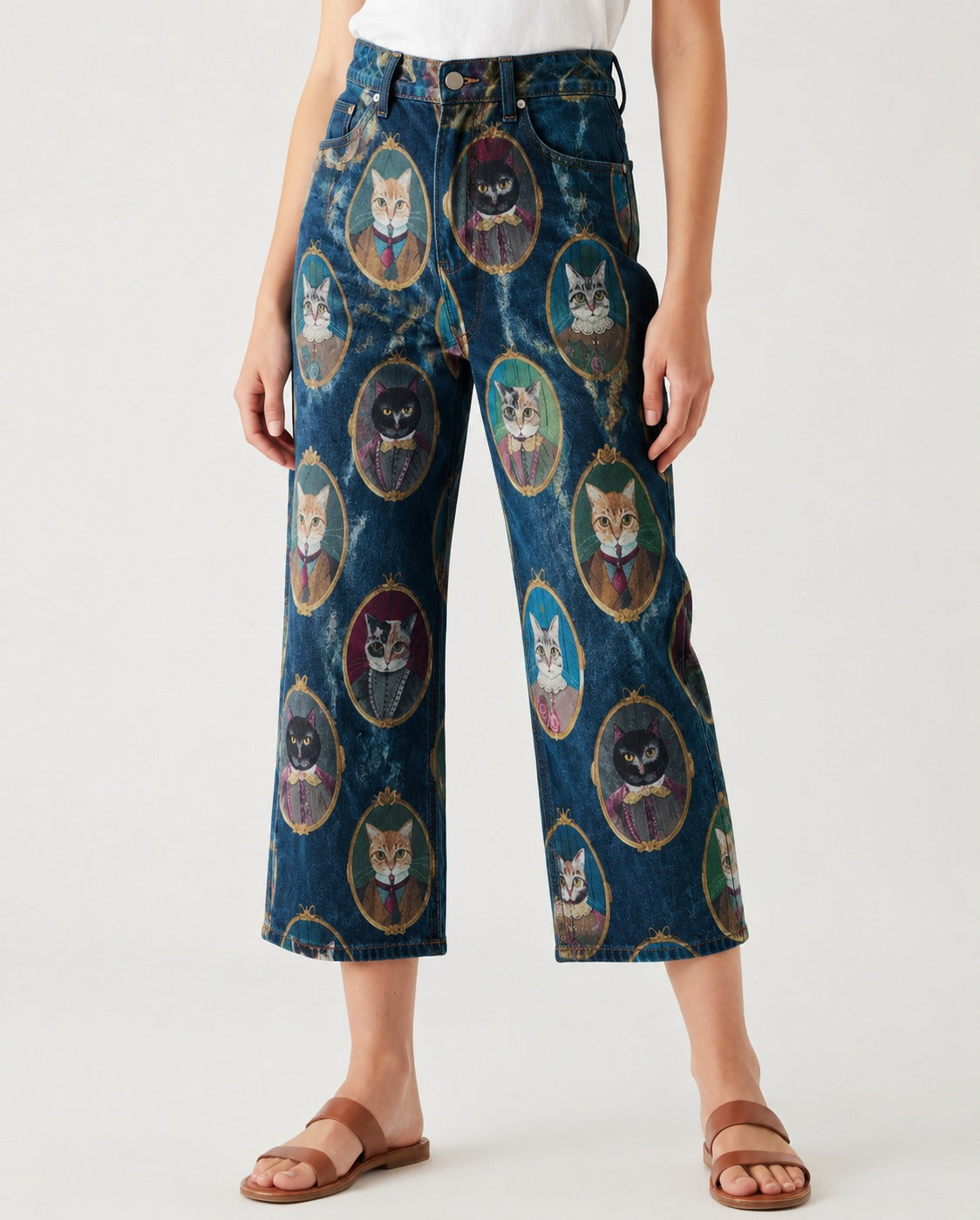 Cat Cavalier RB-BOT24 – Front View – Riley – Indigo