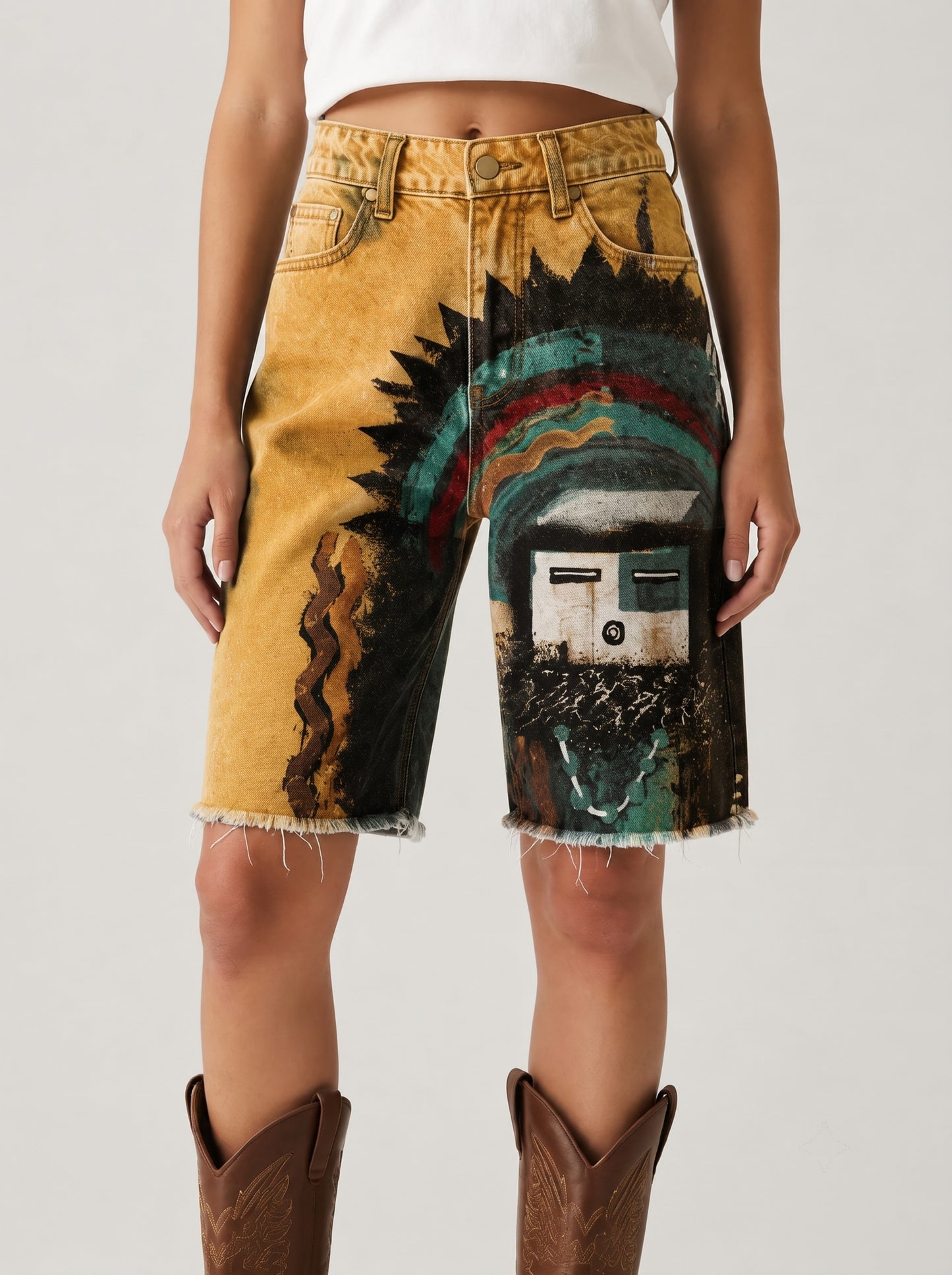 Desert Sage RB-BOT08 – Front View – Riley – mustard, black