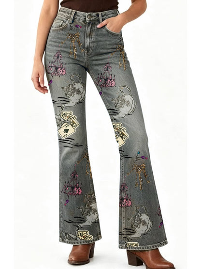 Wild West Whimsy Bootcut Jeans