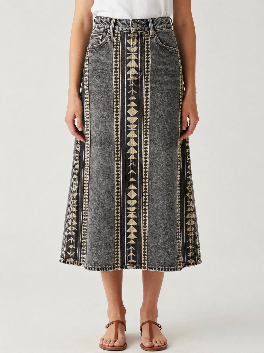 Desert Mirage Charcoal RB-SKT10 – Front View – Riley – Charcoal Gray