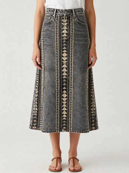 Desert Mirage Charcoal RB-SKT10 – Front View – Riley – Charcoal Gray