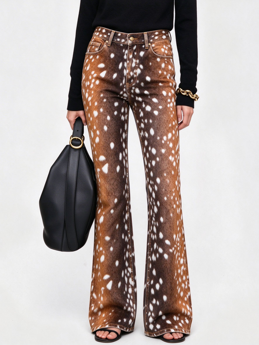 Buckskin Leopard RB-BOT04 – Front View – Riley – Brown