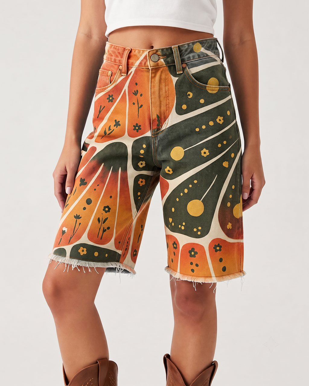 Desert Bloom Multi-color RB-BOT08 – Front View – Riley – Multi-color