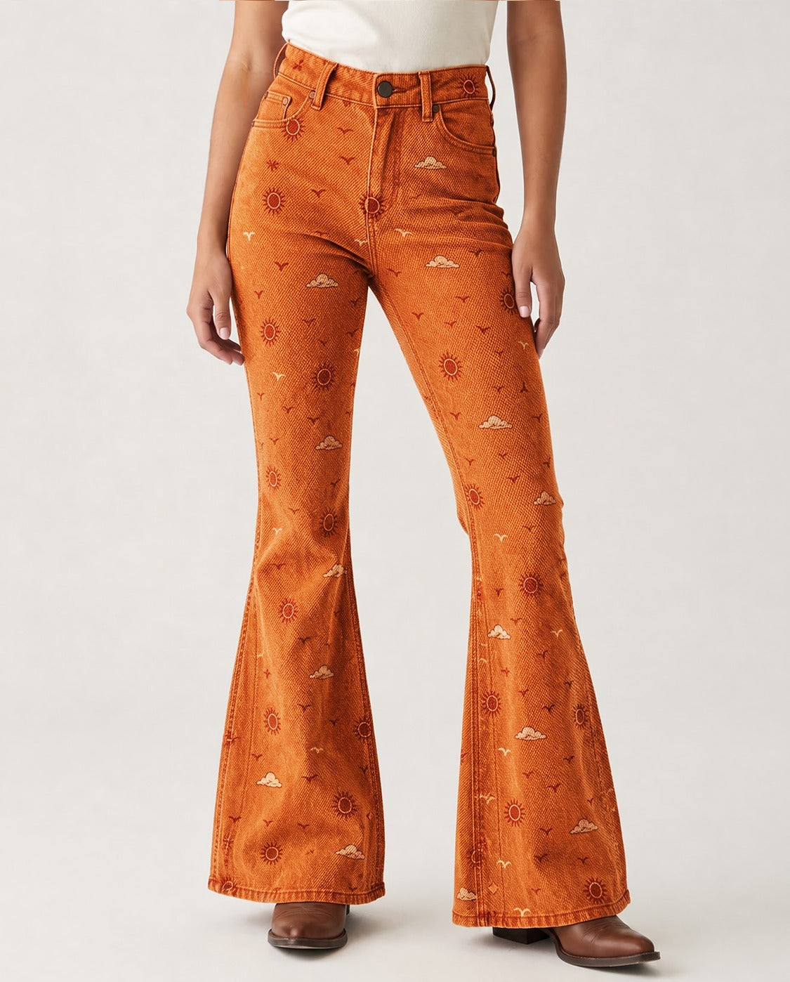 Sunset Ridge RB-BOT04 – Front View – Riley – Burnt Orange